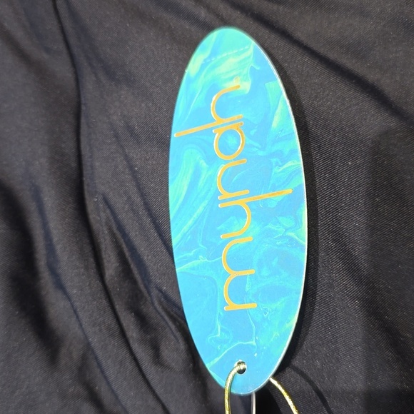 Mynah - Stylish Black One Piece Swimsuit with Tie​​ - Picture 11 of 12